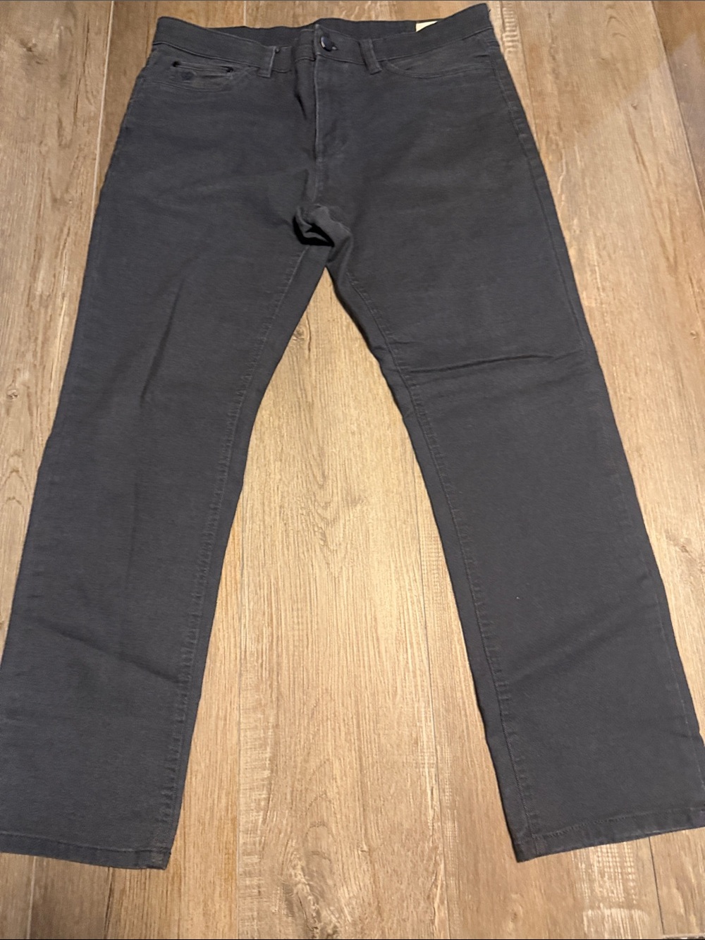 English Laundry Men's Straight Jeans in Dark Gray